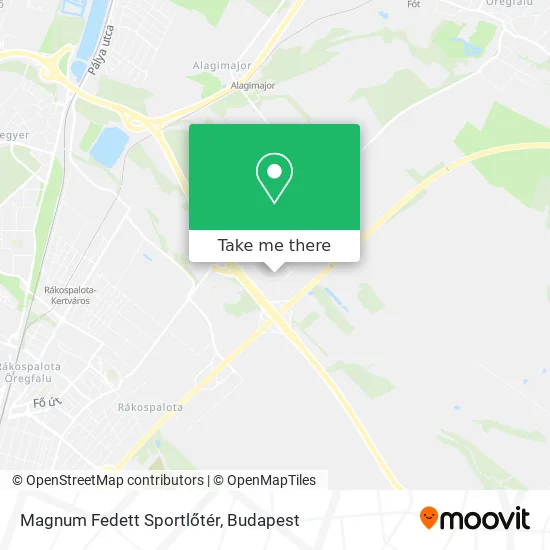 Magnum Fedett Sportlőtér map