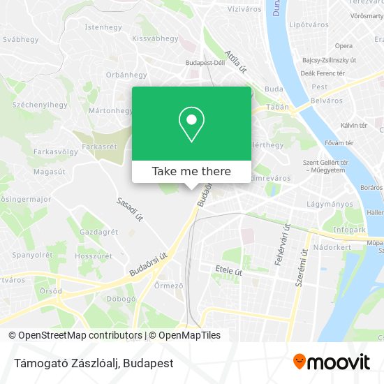 Támogató Zászlóalj map