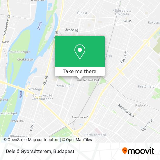 Delelő Gyorsétterem map