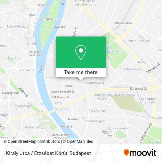 Király Utca / Erzsébet Körút map