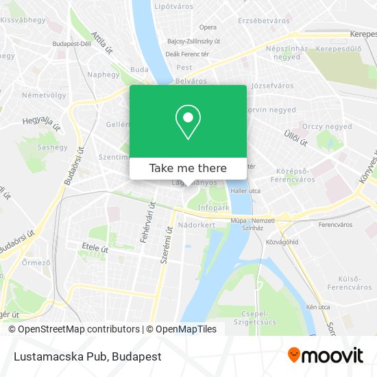 Lustamacska Pub map
