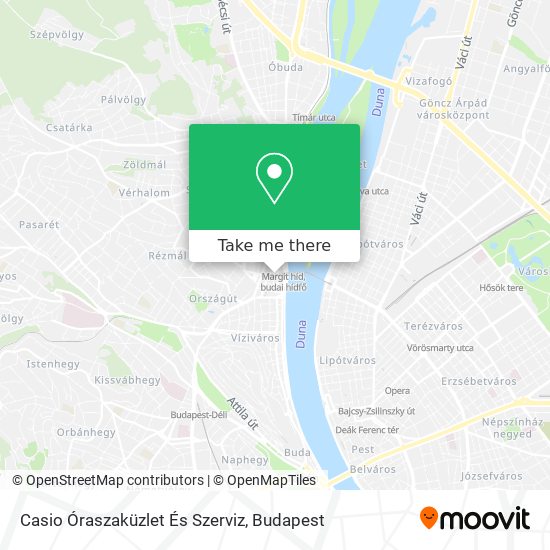 Casio Óraszaküzlet És Szerviz map