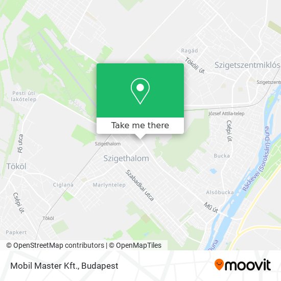 Mobil Master Kft. map