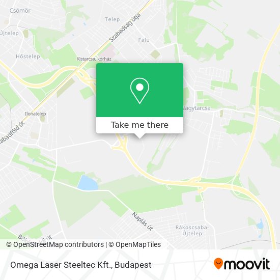 Omega Laser Steeltec Kft. map