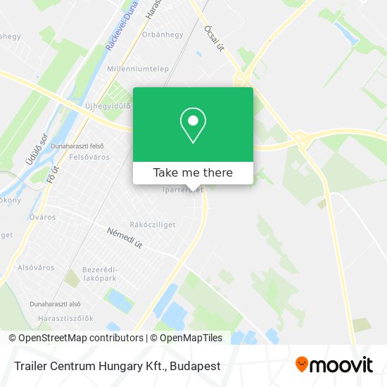 Trailer Centrum Hungary Kft. map