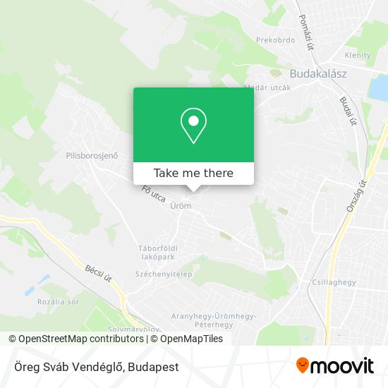 Öreg Sváb Vendéglő map