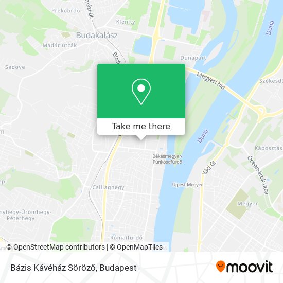 Bázis Kávéház Söröző map