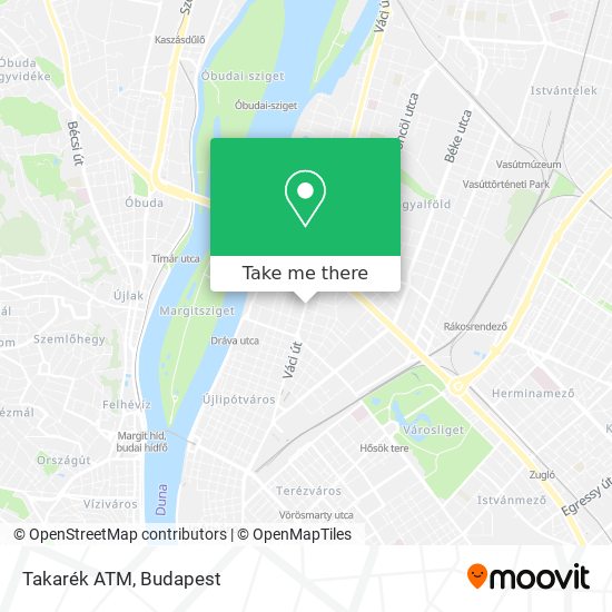 Takarék ATM map