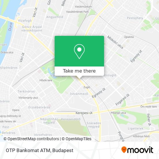 OTP Bankomat ATM map