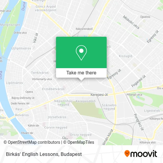 Birkás' English Lessons map
