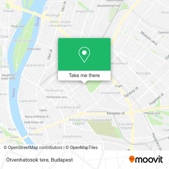 Ötvenhatosok tere map