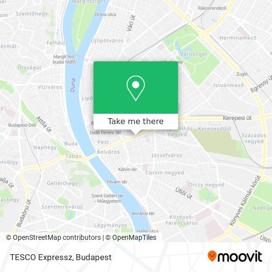 TESCO Expressz map