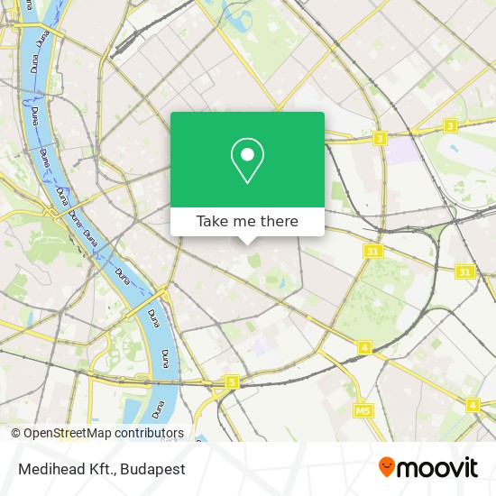 Medihead Kft. map