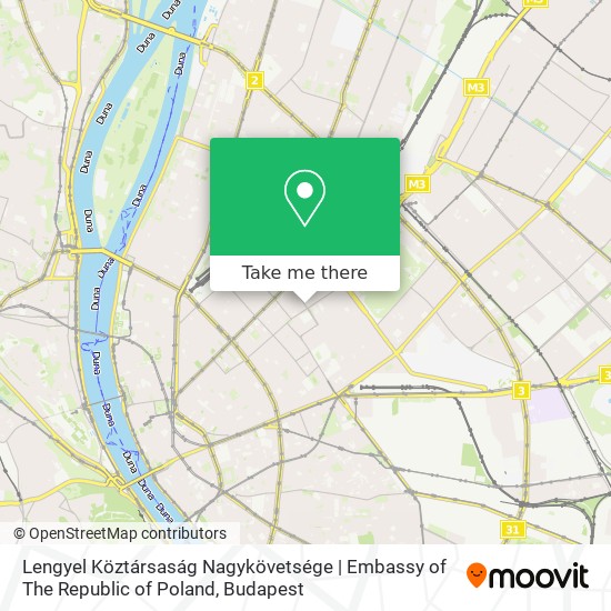 Lengyel Köztársaság Nagykövetsége | Embassy of The Republic of Poland map