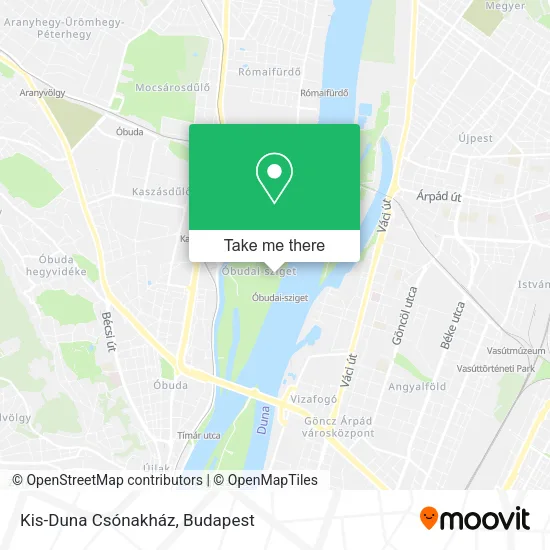 Kis-Duna Csónakház map