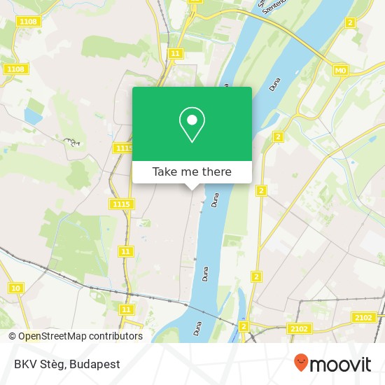 BKV Stèg map