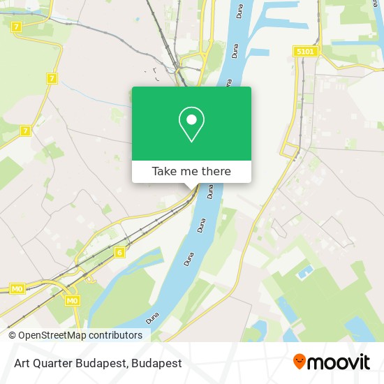 Art Quarter Budapest map