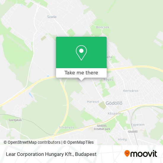 Lear Corporation Hungary Kft. map