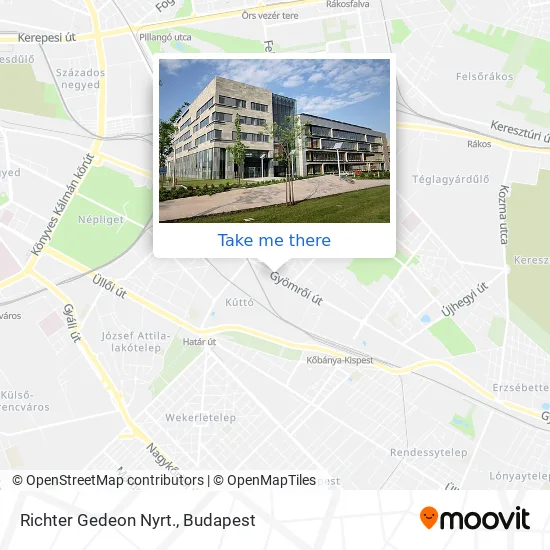Richter Gedeon Nyrt. map