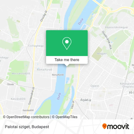 Palotai sziget map