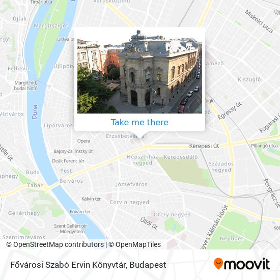 Fővárosi Szabó Ervin Könyvtár map