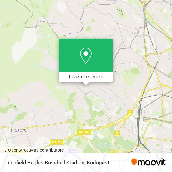 Richfield Eagles Baseball Stadion map