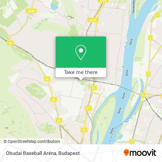Óbudai Baseball Aréna map