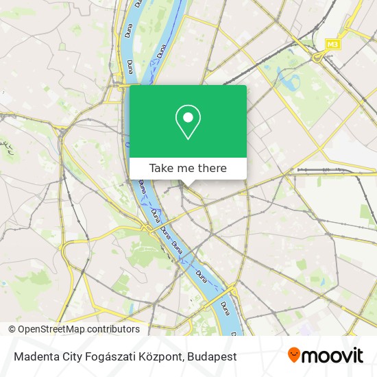 Madenta City Fogászati Központ map