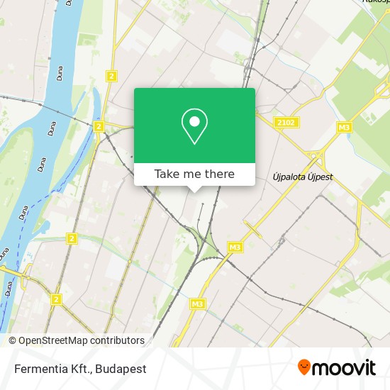 Fermentia Kft. map