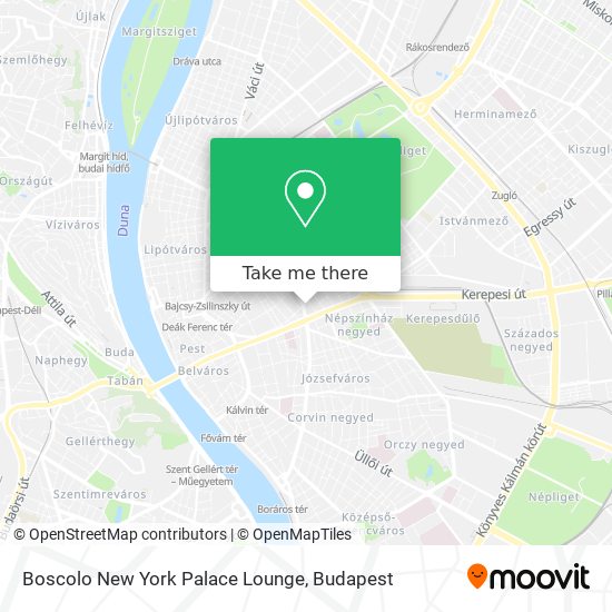 Boscolo New York Palace Lounge map