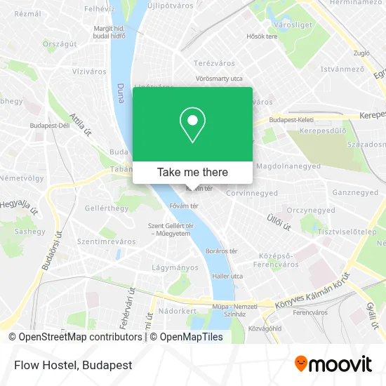 Flow Hostel map