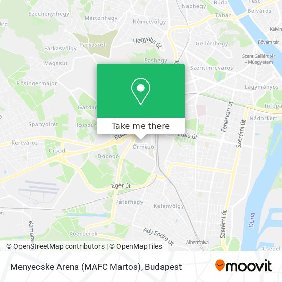 Menyecske Arena (MAFC Martos) map