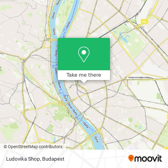 Ludovika Shop map
