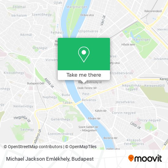 Michael Jackson Emlékhely map