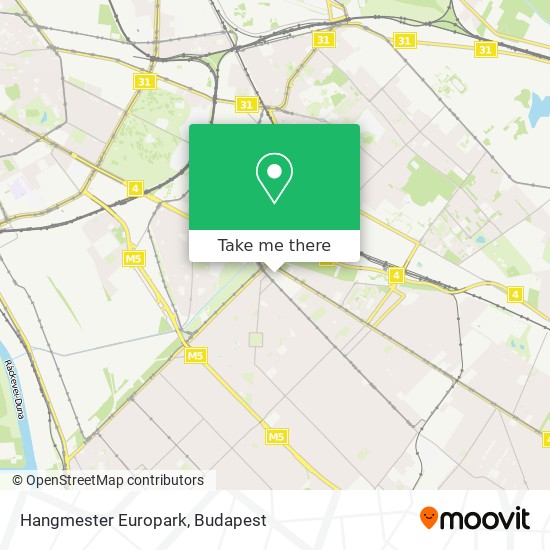 Hangmester Europark map