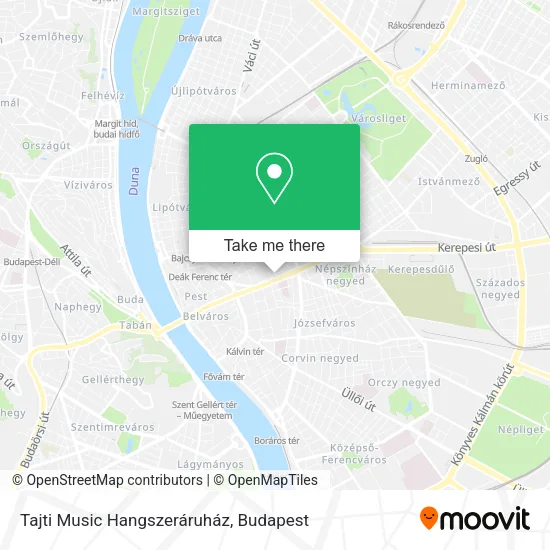 Tajti Music Hangszeráruház map