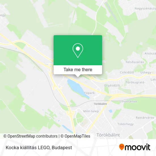 Kocka kiállítás LEGO map