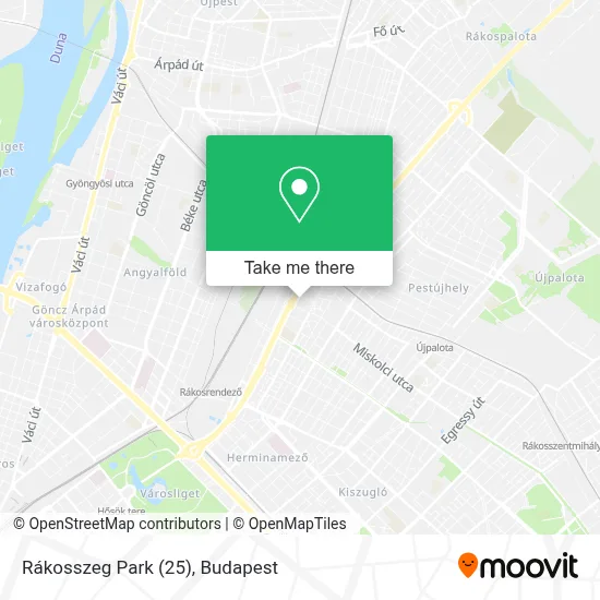 Rákosszeg Park (25) map