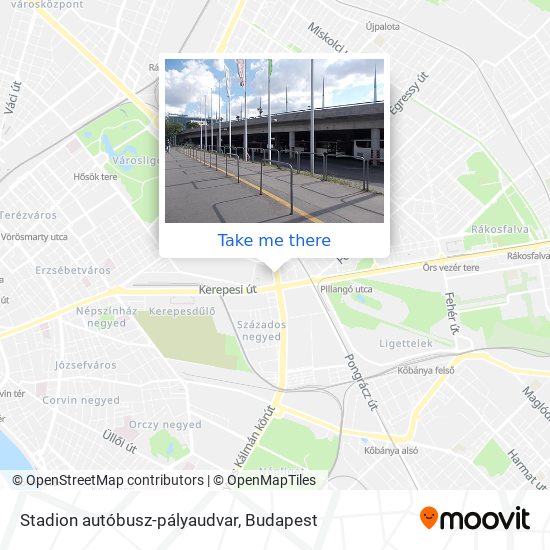 Stadion autóbusz-pályaudvar map