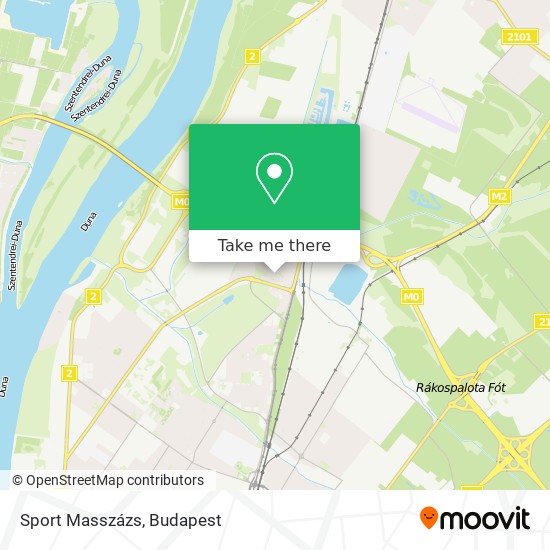 Sport Masszázs map