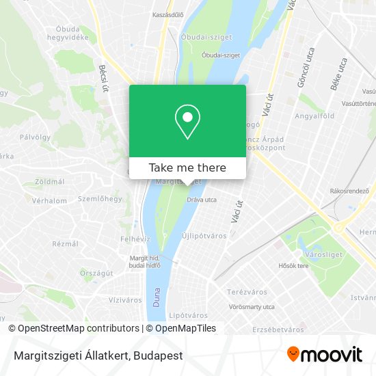 Margitszigeti Állatkert map