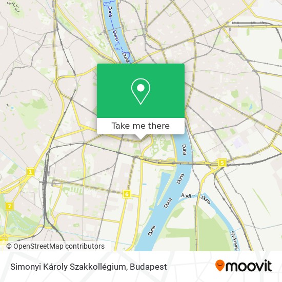 Simonyi Károly Szakkollégium map