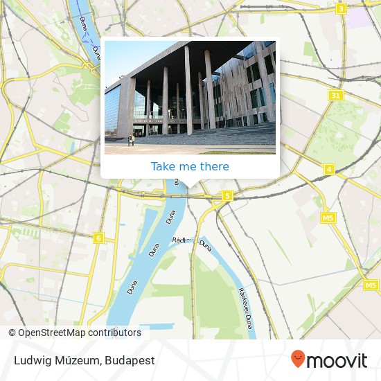 Ludwig Múzeum map