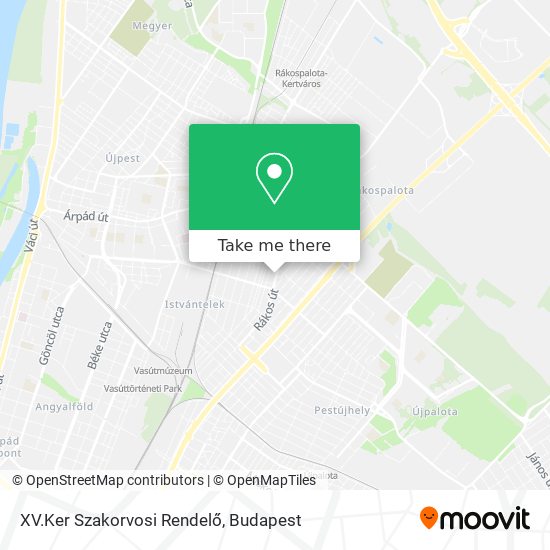 XV.Ker Szakorvosi Rendelő map