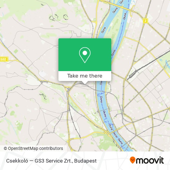 Csekkoló — GS3 Service Zrt. map