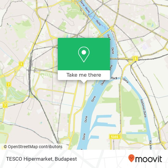 TESCO Hipermarket map