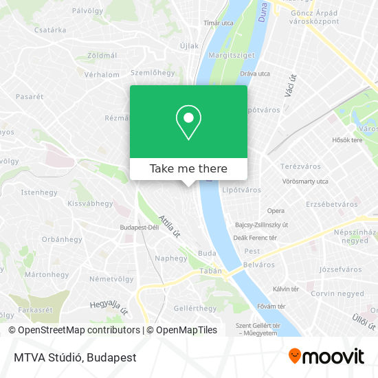 MTVA Stúdió map