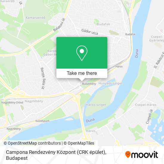 Campona Rendezvény Központ (CRK épület) map