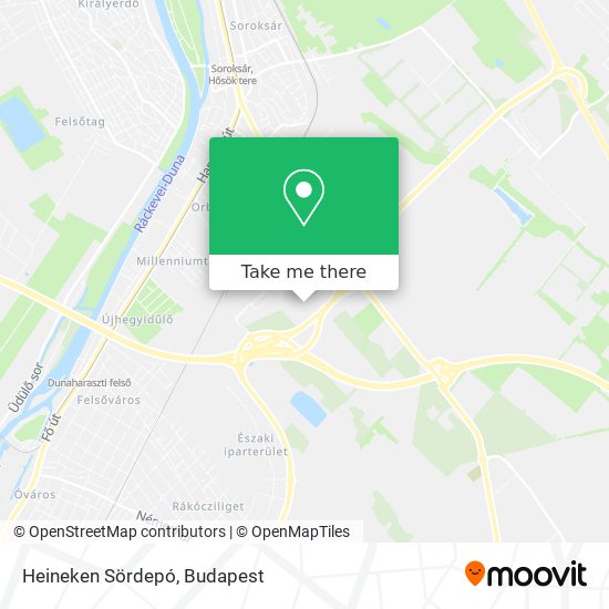 Heineken Sördepó map