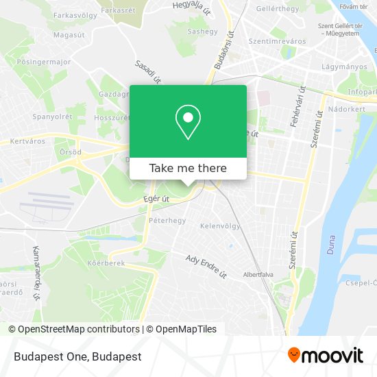 Budapest One map